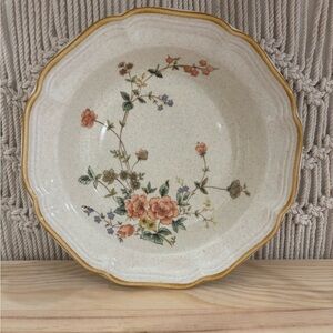 Set of 7 Mikasa Garden Club "Silk Bouquet" soup/cereal bowl